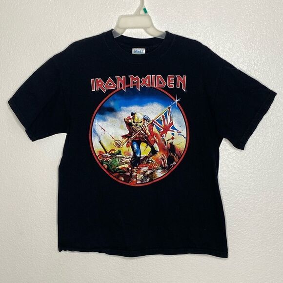 M&O Other - M&O Vintage 2002 Iron Maiden The Trooper Black T Shirt Size L